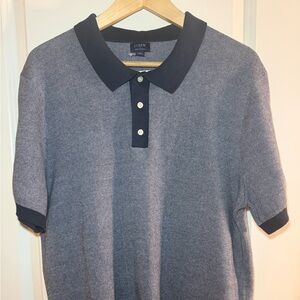 J. Crew Charcoal Polo Shirt
